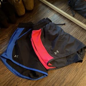 Under Armour Lined Shorts Two Pair